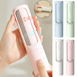 Household electrostatic clothes hair removal brush