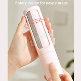 Household electrostatic clothes hair removal brush