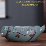Ceramic Zisha Orchid Planting Bonsai Living Room Bonsai Basin