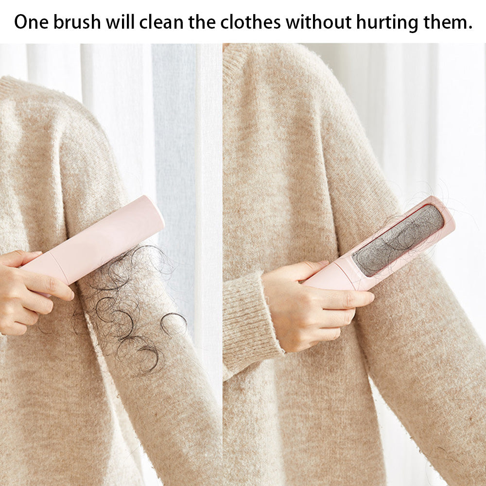 Household electrostatic clothes hair removal brush