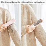 Household electrostatic clothes hair removal brush