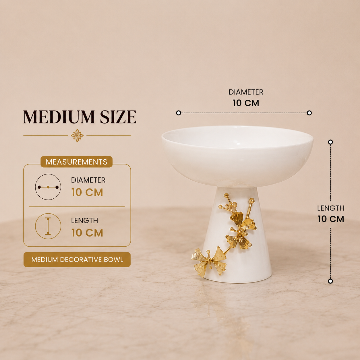 Premium Ceramic Decorative Serving Bowl