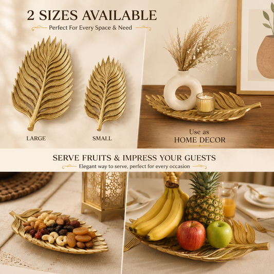 Luxicoo Leaf Shape Ceramic Tray