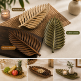 Luxicoo Leaf Shape Ceramic Tray