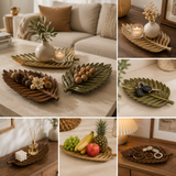 Luxicoo Leaf Shape Ceramic Tray
