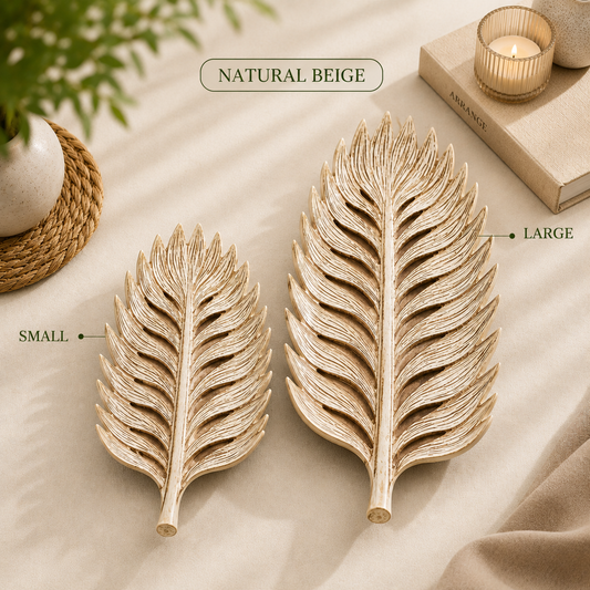 Luxicoo Leaf Shape Ceramic Tray