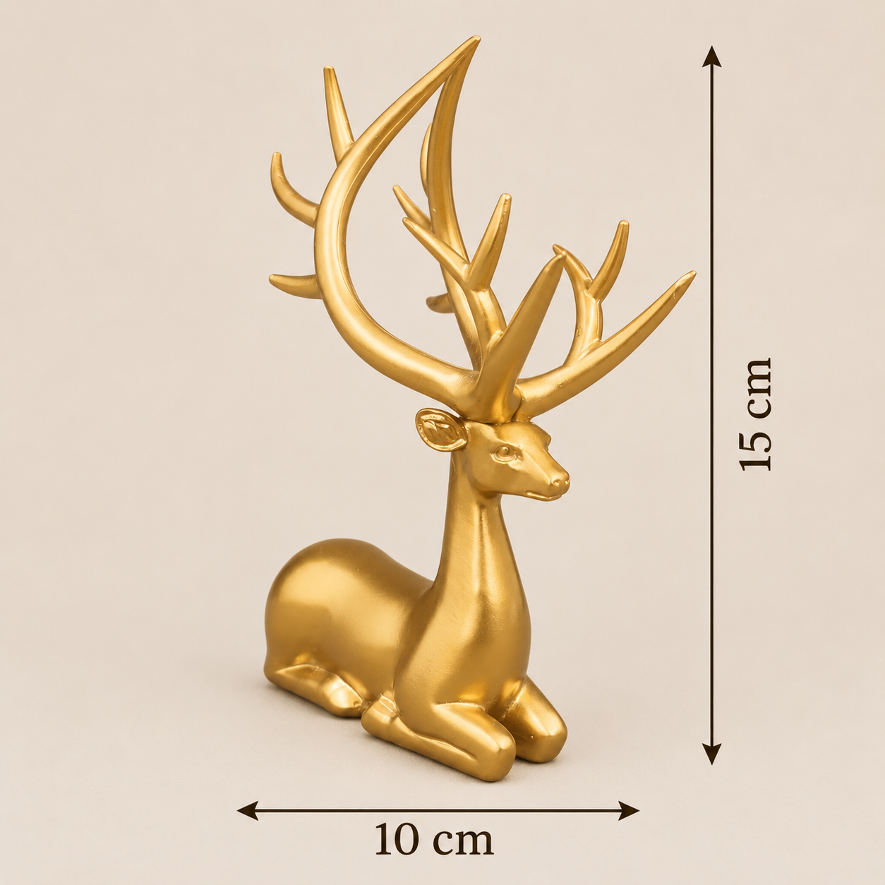 2 Piece Reindeer Figurines Decor Nordic European Style