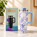 Imported DurableTumbler with flower design