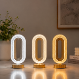 Premium Oval Design Crystal Lamp