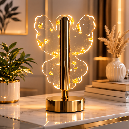 Premium butterfly shape Crystal Lamp