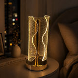 Premium zigzag shape Crystal Lamp