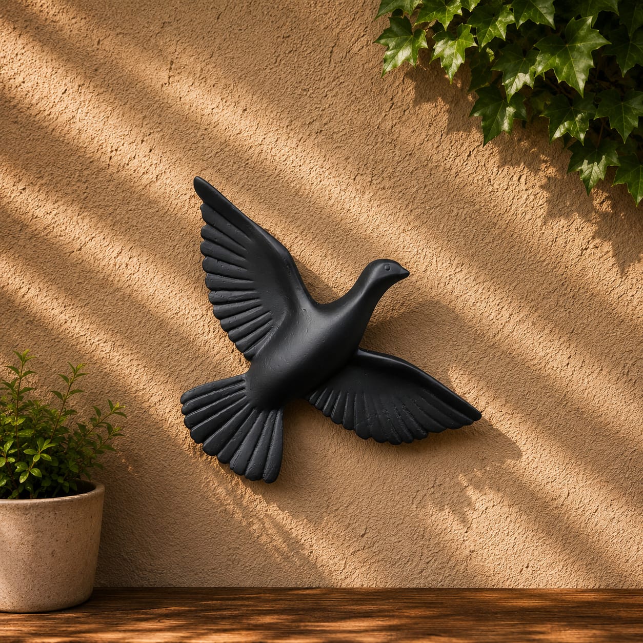 Flying Sparrow Wall Art Set – Luxury 3D Metal Bird Wall Décor (Set of 6)