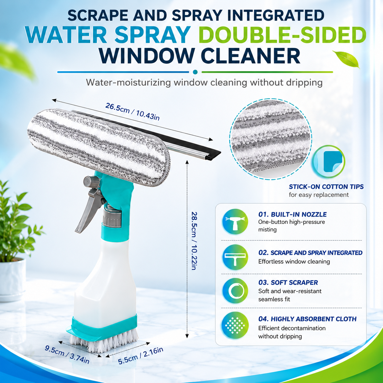 4 in 1 multifunctional cleaning spary for homes