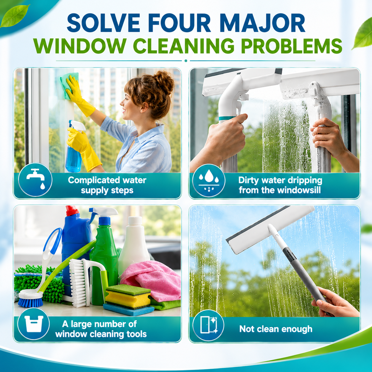 4 in 1 multifunctional cleaning spary for homes