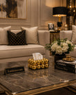 Bubble design Tissue Box Holder - Luxury Tabletop Decor