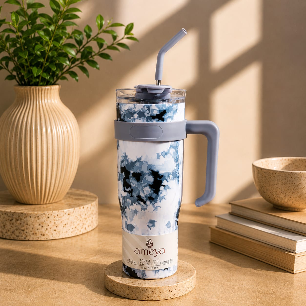 Imported Ameya 40oz Double Wall Stainless Steel Tumbler (1180ml)
