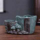 Ceramic Zisha Orchid Planting Bonsai Living Room Bonsai Basin