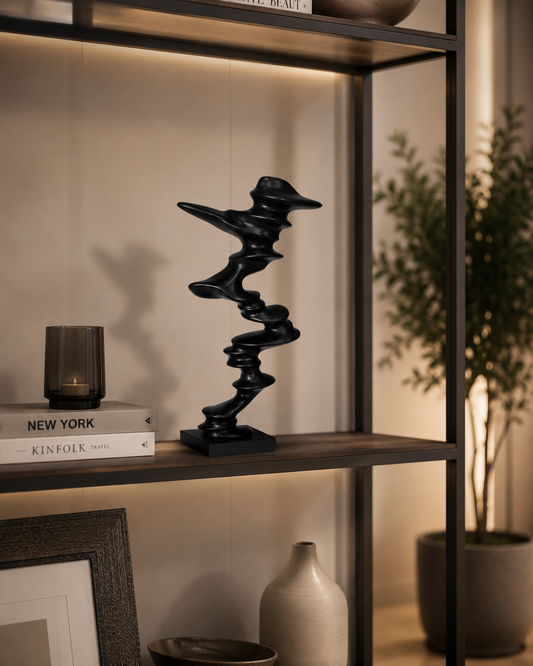Abstract Wave Sculpture